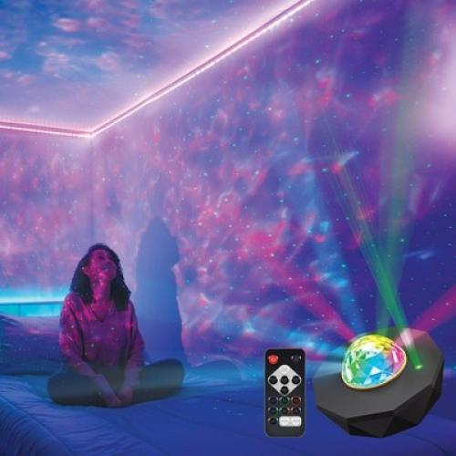 LED Galaxy Projector Laser Star Lights with Remote - West & Arrow
