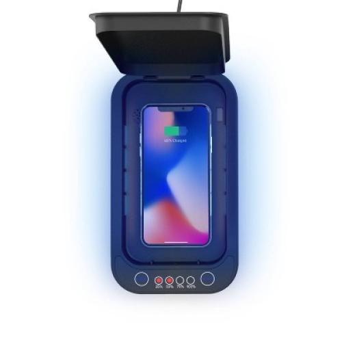 Bracketron Power Up Clean Up Wireless Phone Charger and Sanitizer