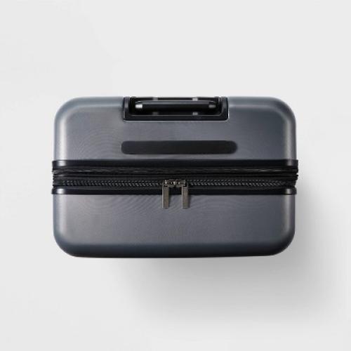 Hardside Large Checked Suitcase Gray - Open Story™