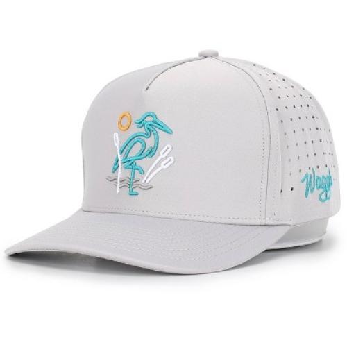 Waggle Adult Polyester Baseball Hat - Great Blue