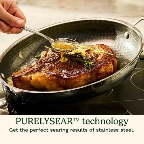 Cuisinart FusionPlus 10 Hybrid Stainless Steel and Ceramic Nonstick Fry Pan