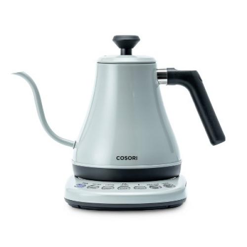 Cosori Smart Gooseneck Kettle - Light Gray: 0.7L Stainless Steel Electric Water & Tea Kettle, 1200W, Hand Wash