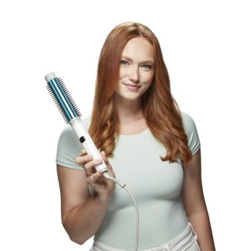 Conair Style Chemistry Round Heating Curling Brush Attachment For Use With Style Chemistry Starter Kit Power Handle - Turquoise Blue - 1