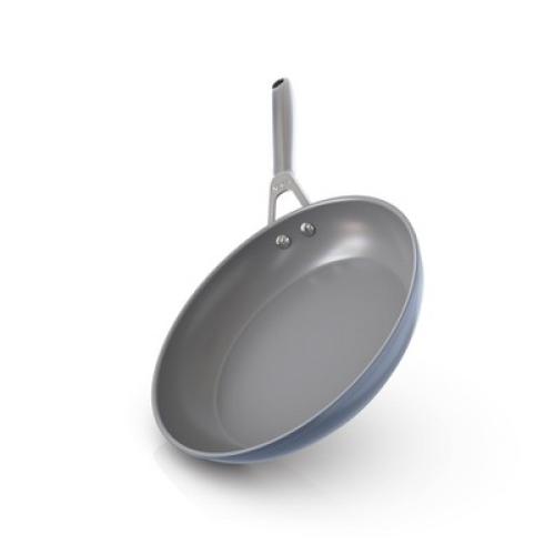 Ninja 10.25 Never Stick Ceramic Pro Nonstick Ceramic Coated Fry Pan: Dishwasher-Safe, Induction Compatible, Blue