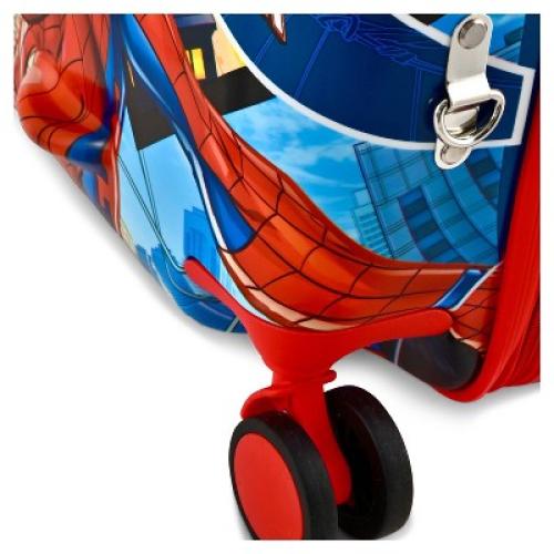 Marvel Kids' Spider-Man Hardside Carry On Ride-On Suitcase ‼️design not exact trimming is blue‼️