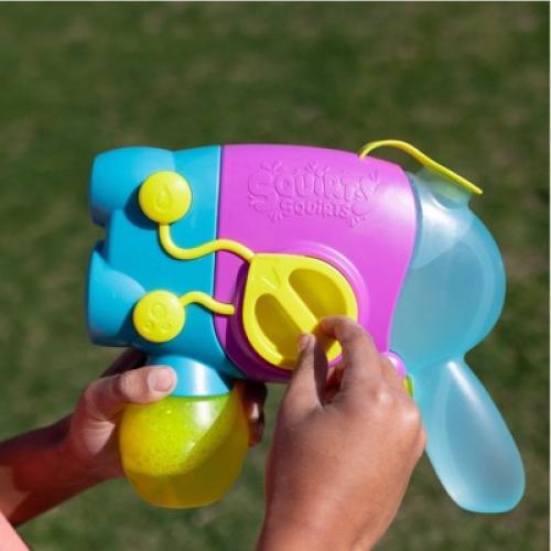 Chuckle & Roar Squirty Squirts 2-in-1 Bubble & Water Electric Blaster