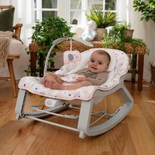 Ingenuity Keep Cozy 3-in-1 Grow with Me Baby Bouncer, Rocker & Toddler Seat - Burst