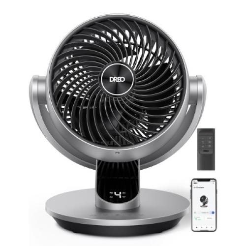 Dreo Smart 9 Air Circulator Fan Oscillation - Gray