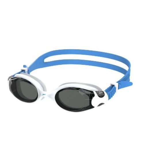 Speedo Adult Hydrofusion Pro Swim Goggles - White/Blue