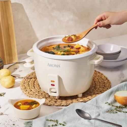 Aroma 16 Cup Rice Cooker with Pop Up Steam Tray❗MAY HAVE MISSING PIECES/NEEDS CLEANING❗