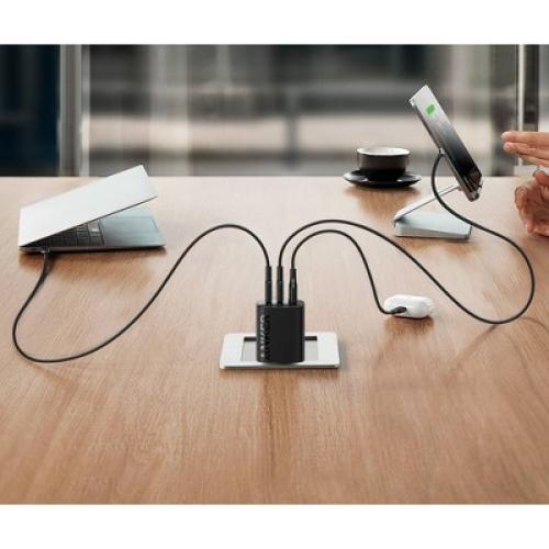 Anker 3-Port 67W GaN Wall Charger - Black
