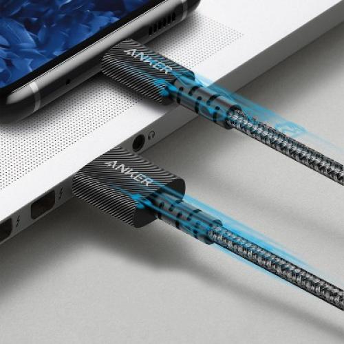 Anker 3' Powerline Select Braided USB-C to USB-A Cable - Black