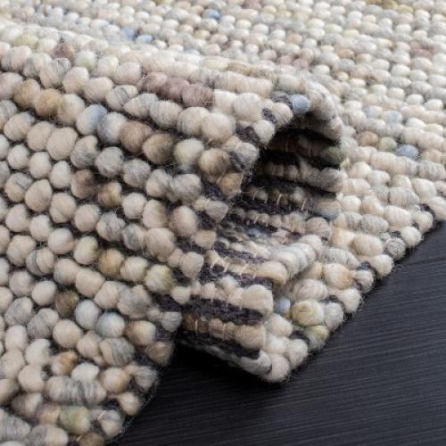 Natura NAT620 Hand Woven Indoor Accent Rug - Ivory/Multi - 3'x3' - Safavieh