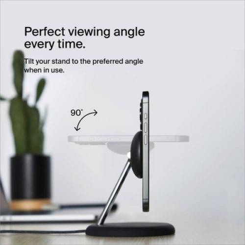 Belkin Qi2 3-in-1 Wireless Charging Stand - Black