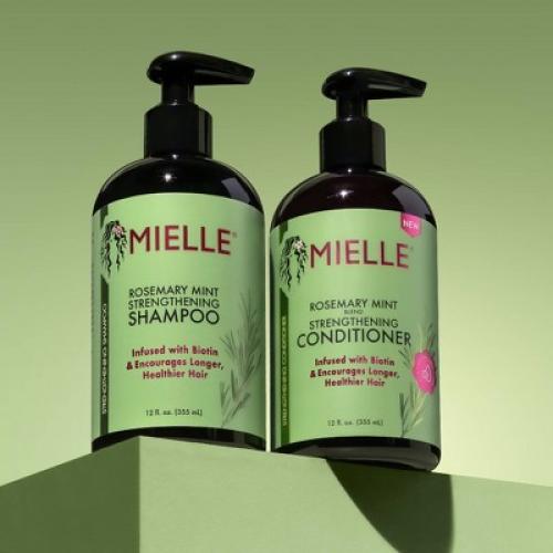 2 Pack Mielle Organics Rosemary Mint Strengthening Conditioner - 12 fl oz
