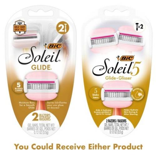 BiC Soleil 5 Glide Women's Disposable 5-Blade Razors - 2ct‼️missing one‼️