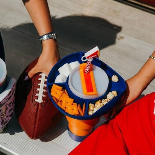 CharCharms 40oz Snack Tray Tailgate (2 pack)