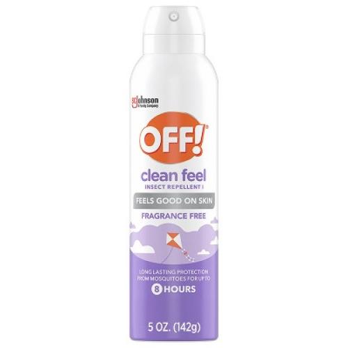4 packOFF! Clean Feel Mosquito Repellent Bug Spray - 5oz
