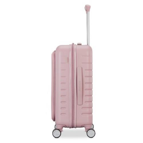 American Tourister Open Front Hardside Carry On Spinner Suitcase - Cosmetic Pink‼️light dirt gently used‼️