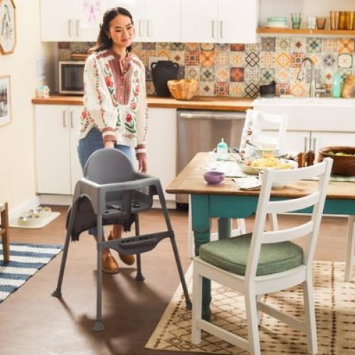 Cosco Kids' Canteen High Chair - Mono Gray