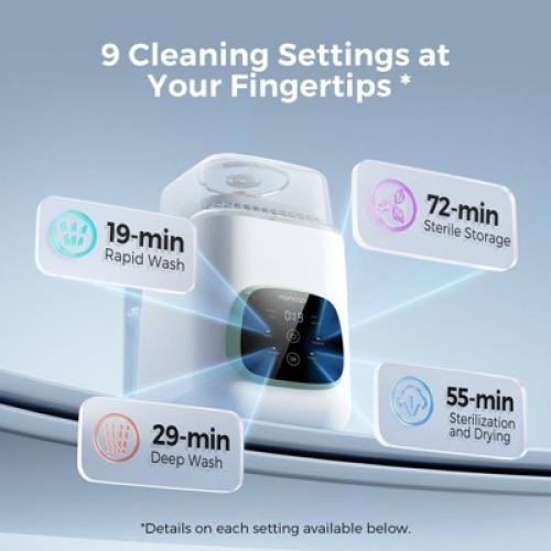 Momcozy KleanPal Pro Baby Bottle Washer and Sterilizer