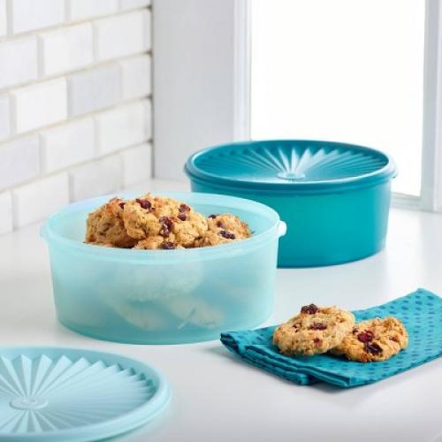 Tupperware 30pc (set of 15) Heritage Food Storage Container Set Teal Green: Stackable, Dishwasher-Safe!!
