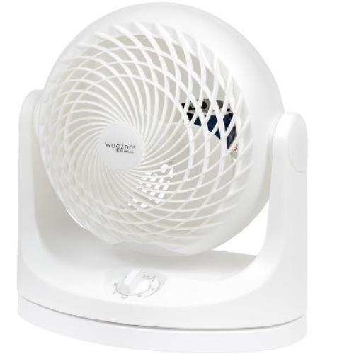 IRIS WOOZOO Oscillating Air Circulator Fan, White