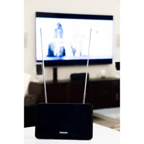 Philips Flat Panel HD Passive Antenna - Black