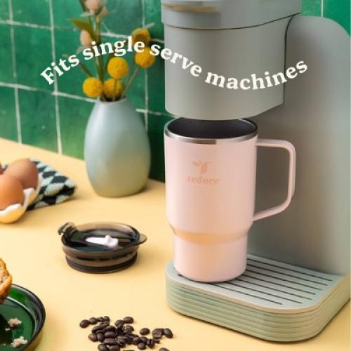 Reduce 18oz Hot1 Insulated Stainless Steel Travel Mug: Steam Release Lid, Dishwasher-Safe, Portable Drinkware