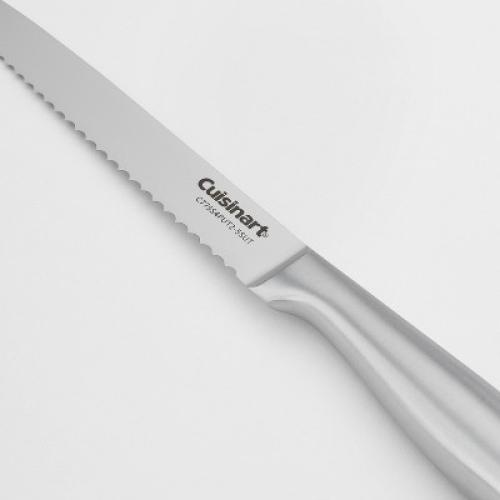 Cuisinart Classic 4pc Stainless Steel Utility Paring Knife Set with Blade Guards Silver