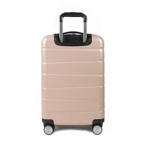 Skyline 8 Wheel Hardside Spinner 20 Carry On Suitcase - Oxford Tan