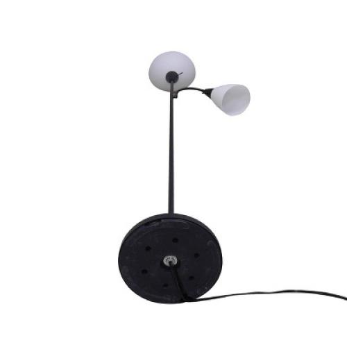 Torchiere with Task Light Floor Lamp Black - Room Essentials™: Adjustable, ETL Listed, Metal Body