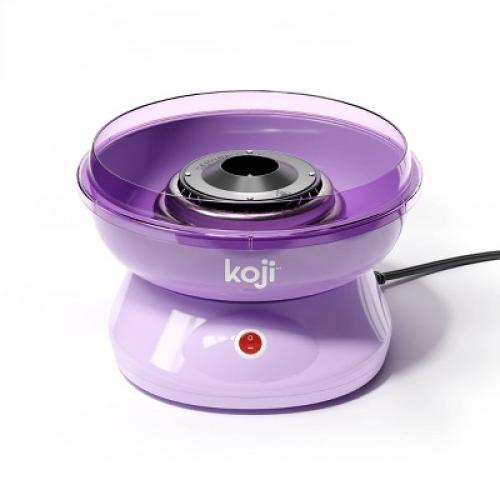 Koji Cotton Candy Maker Set: Purple Plastic Candy Machine, 450W, Hand Wash, 7 Height, 11.1 Depth, 10.9 Width