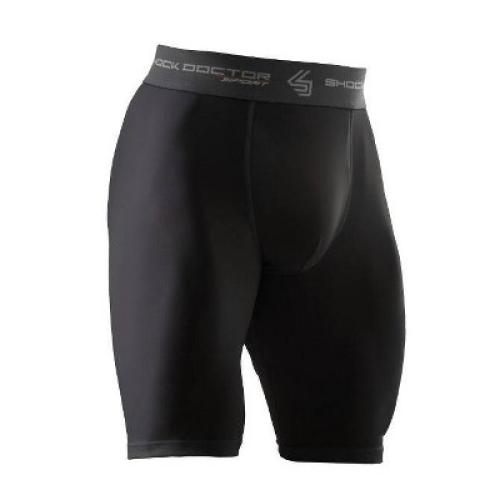 Shock Doctor Compression Shorts with Cup Adult - Black M