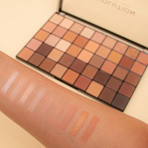 Multicolor Makeup Revolution Maxi Reloaded  Eyeshadow Palette - Ultimate Nudes - 0.27oz