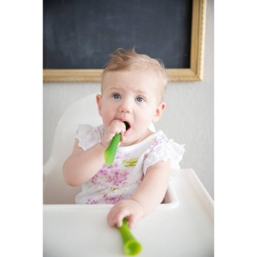 Olababy Silicone Baby Feeding Spoon & Training Set - 2ct