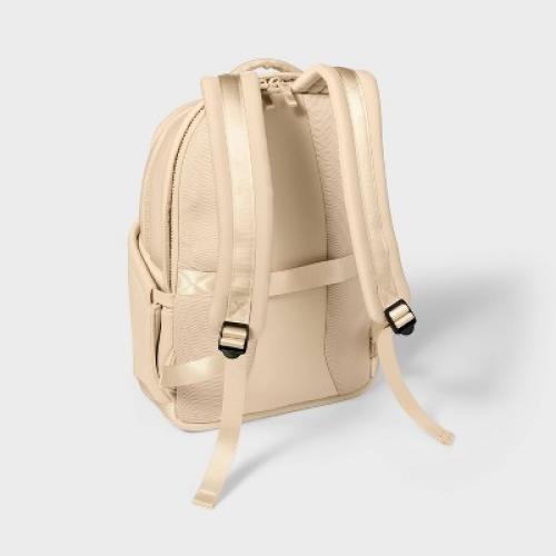 14L Faux Neoprene Backpack - All In Motion™ Cream: Water Repellent, Fits 16 Laptop ‼️a little stains‼️