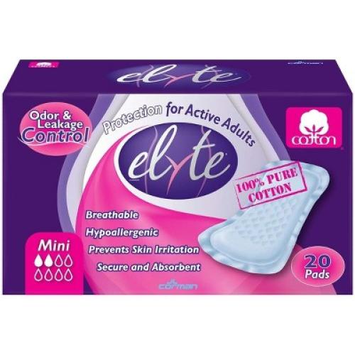 Elyte Incontinence Pads Mini Pads, 20 Ct