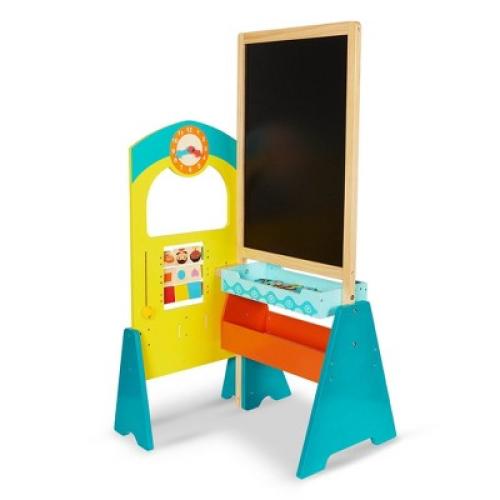 B. toys School Play Set - Schoolhouse Fun: Includes White Board, Wood Material, 49 Pieces, Encourages Creativity