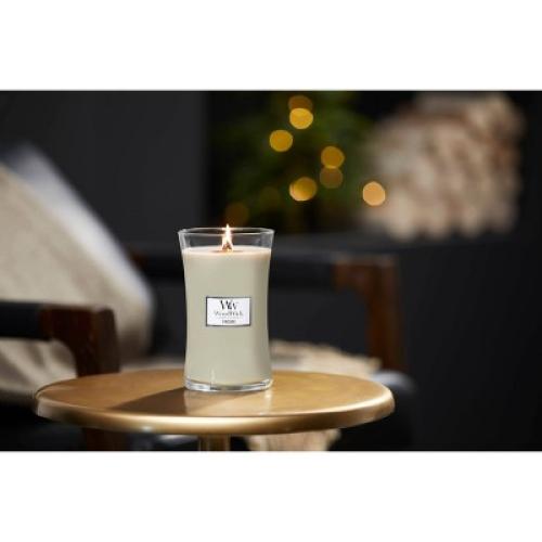 21.5oz Large Hourglass Jar Candle Fireside - WoodWick