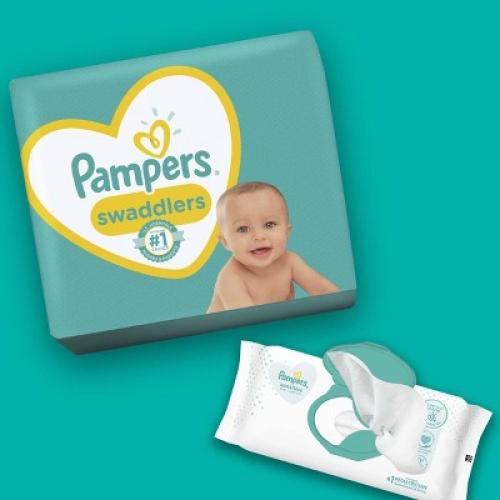 Pampers Swaddlers Active Baby Diapers -84 count size N