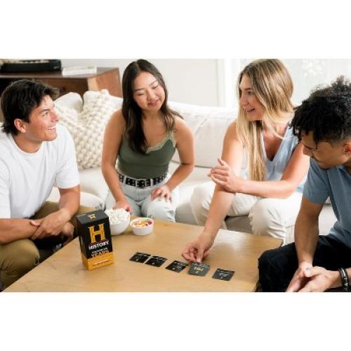 HISTORY Channel NEW Games Bundle - Stats & Facts / Through The Years - General Knowledge Trivia Chronology Timeline Card Game - Adults, Family & Teens