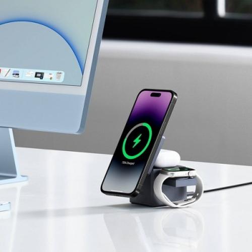 Anker 3-in-1 Cube with Magsafe - Black