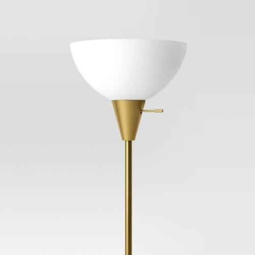 Torchiere Floor Lamp Gold - Room Essentials™