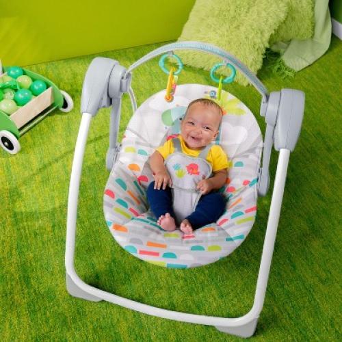 Bright Starts Playful Paradise Portable Baby Swing