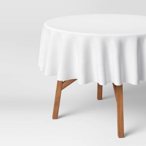 Solid Tablecloth White - Threshold