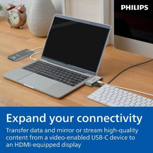 Philips USB-C & HDMI Hub with Power Delivery