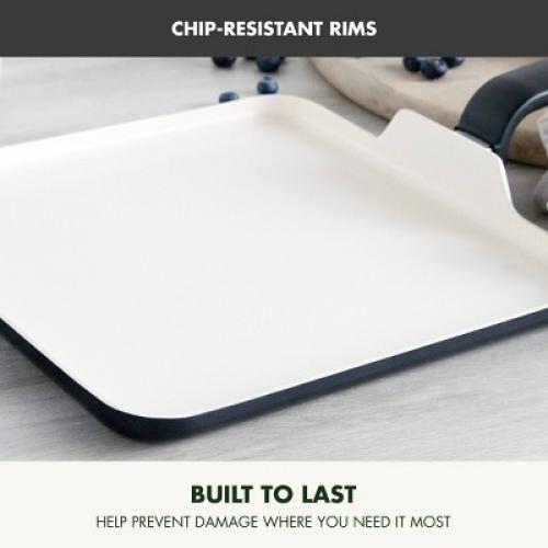 GreenPan Rio Advanced 11 Ceramic Nonstick Griddle Black