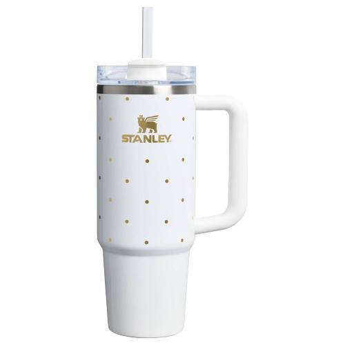 Stanley 30 oz Stainless Steel H2.0 FlowState Quencher Tumbler Frost Polka Dot