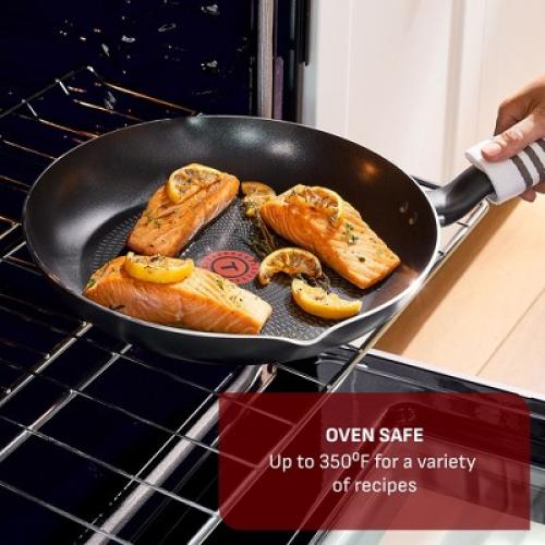T-Fal Simply Cook 8.5qt Nonstick Wide Stock Pot with Lid Black